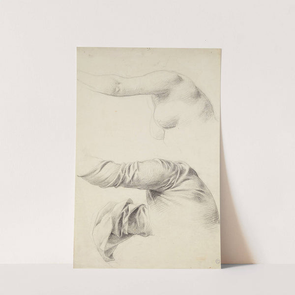 Etude de bras et de poitrine de femme by François Emile Ehrmann