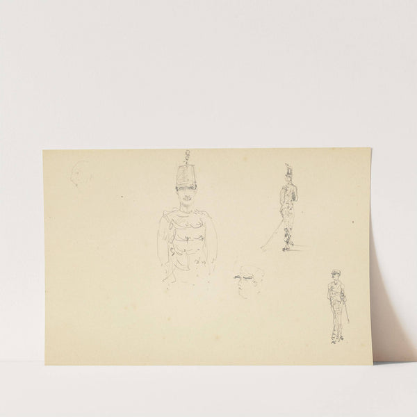 Étude de cavaliers by Henri de Toulouse-Lautrec