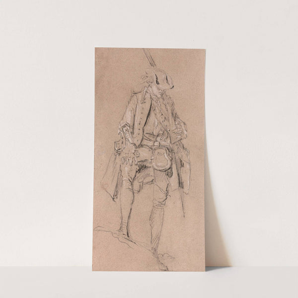 Etude de chasseur by Nicolas Lancret