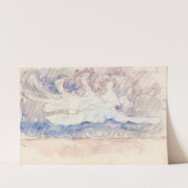 Etude de ciel by Paul Signac