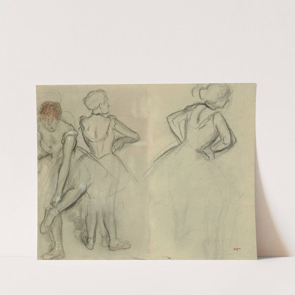 Etude de danseuses by Edgar Degas