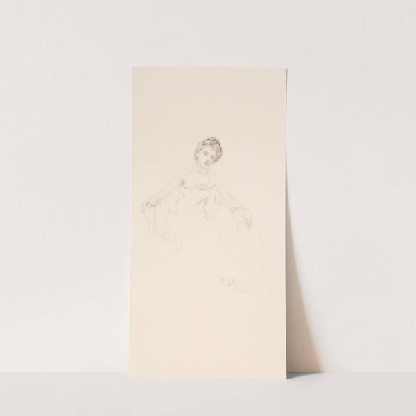 Étude de femme (1900) by Alphonse Mucha