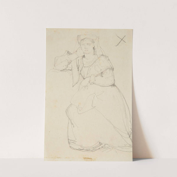 Étude de femme by Jacques-Raymond Brascassat