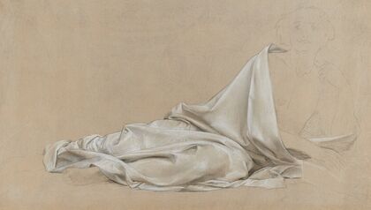 Etude de femme à demi-couchée