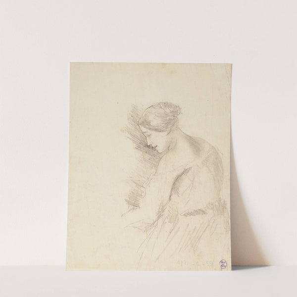 Etude de femme by Narcisse-Virgile Diaz de La Peña