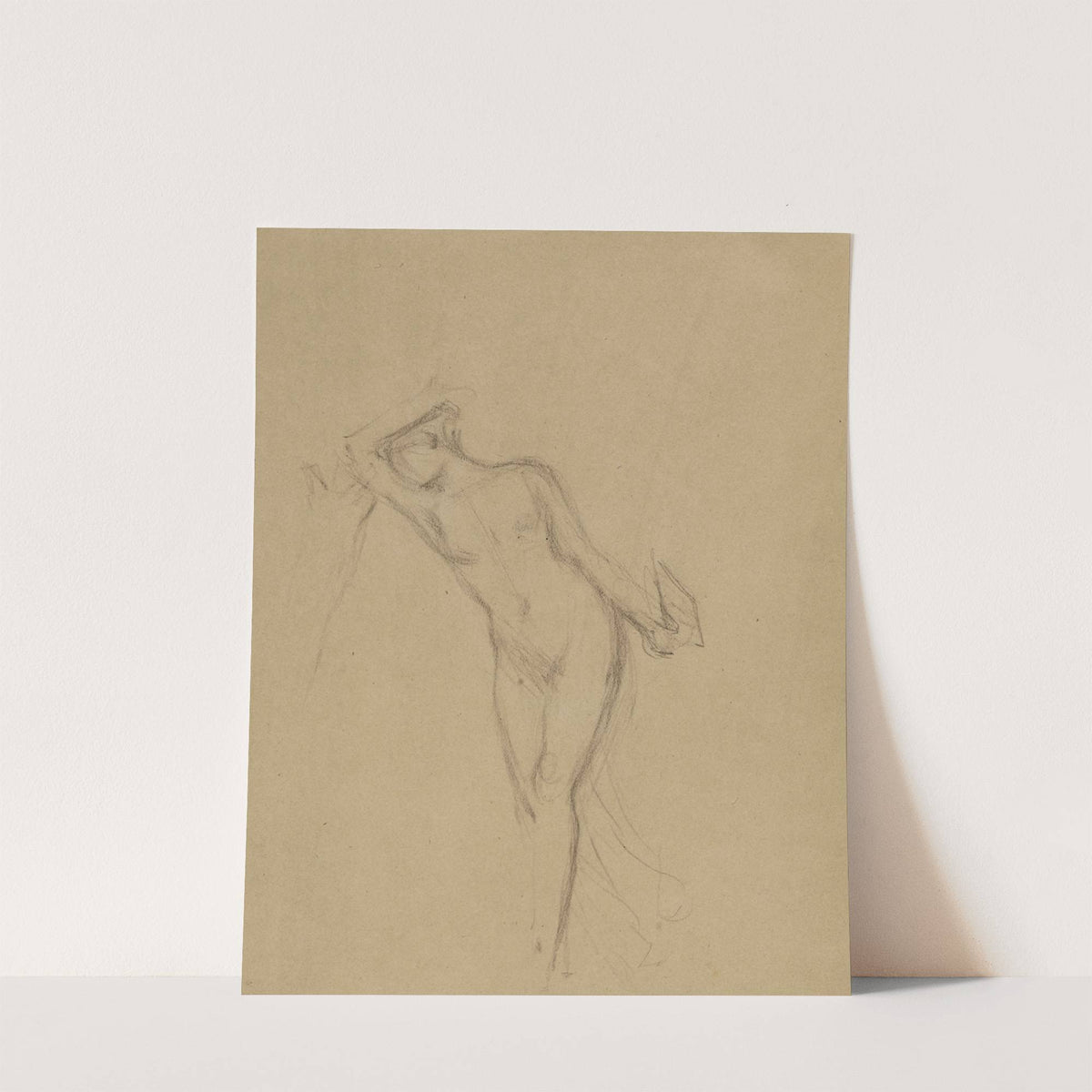 Etude de femme nue by Jean Charles Cazin