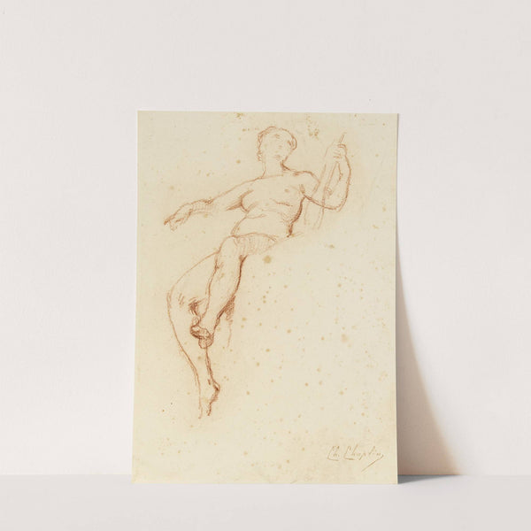 Etude de femme nue assise by Charles Chaplin