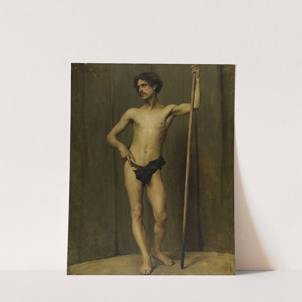 Etude de figure d'après le modèle vivant (concours pour le prix de Rome) by Georges Moreau de Tours