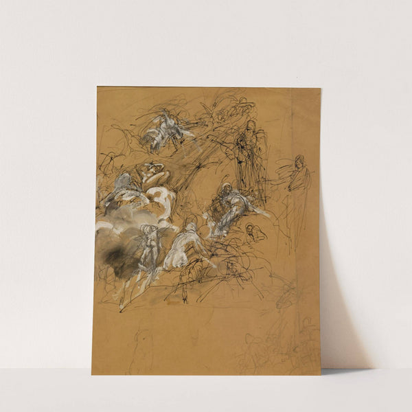 Étude de figures volantes by Luc-Olivier Merson