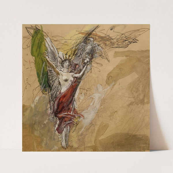 Étude de figures volantes by Luc-Olivier Merson