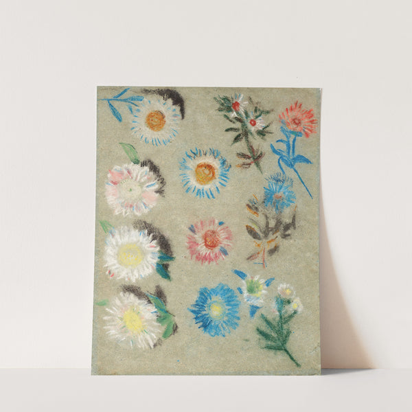 Étude de fleurs by Eugène Delacroix