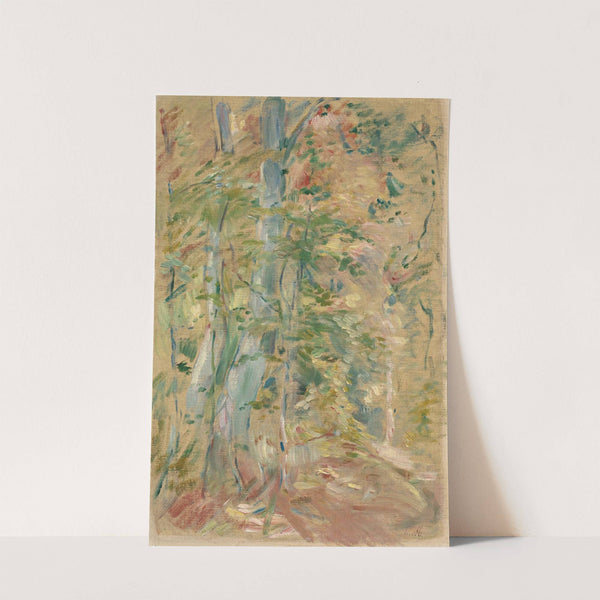 Étude de forêt by Berthe Morisot
