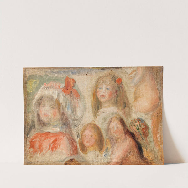Étude de jeunes filles by Pierre-Auguste Renoir