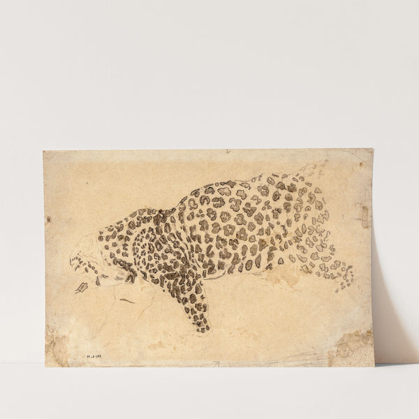 Etude de léopard (19th century) by Antoine-Louis Barye