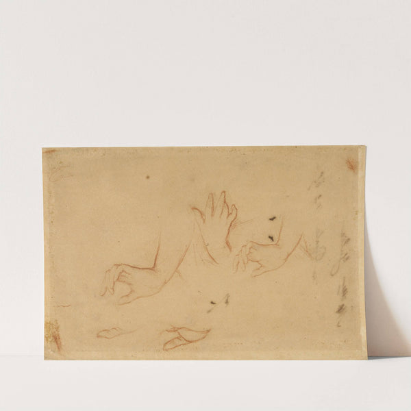 Etude de mains by Narcisse-Virgile Diaz de La Peña