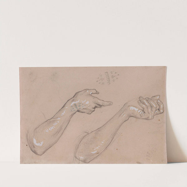 Etude de mains by Étienne Dinet