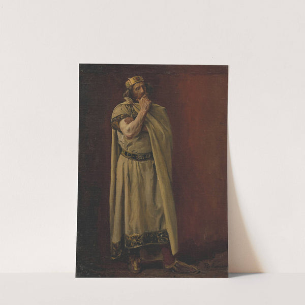 Étude de Mérovingien, histoire d'Hilpérik by Jean-Paul Laurens