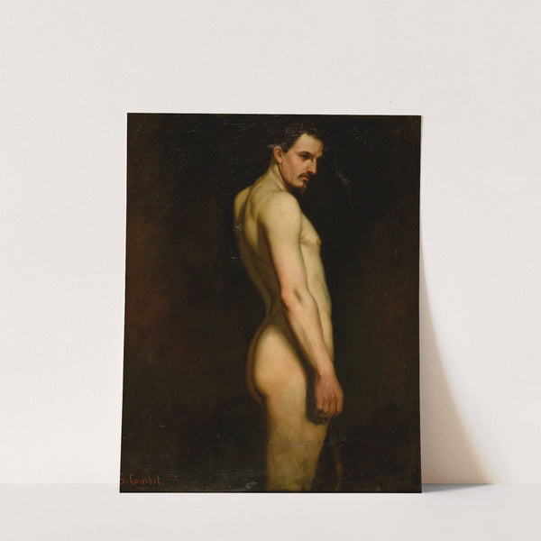 Étude de nu (ca 1842) by Gustave Courbet