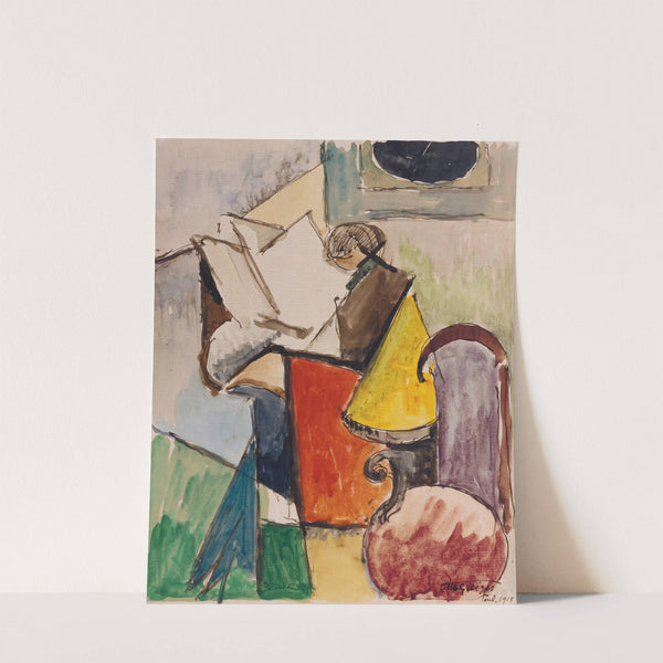 Étude de Portrait de Florent Schmitt (1915) by Albert Gleizes