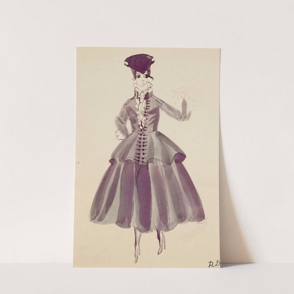 Etude de robe pour Paul Poiret by Raoul Dufy