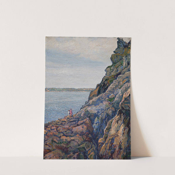 Étude de rochers à Perros Guirec by Gustave Cariot