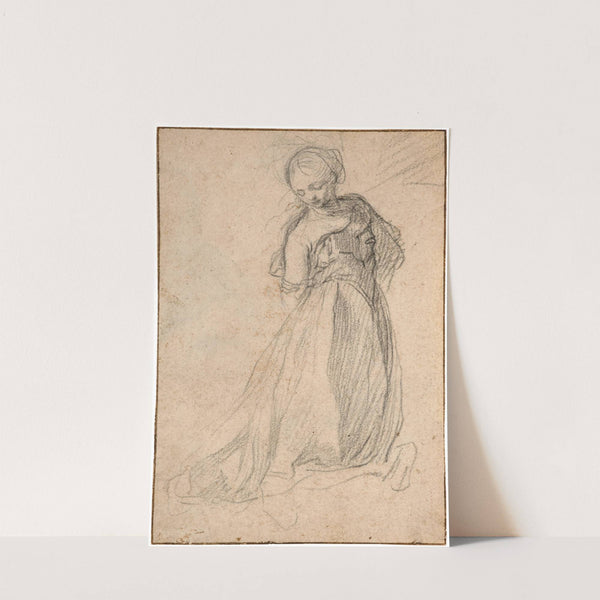 Etude de sainte aux bras attachés dans le dos by Francesco Vanni