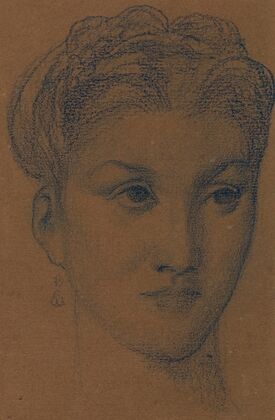 Etude de tête de femme