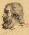 Etude de tête d’homme de profil