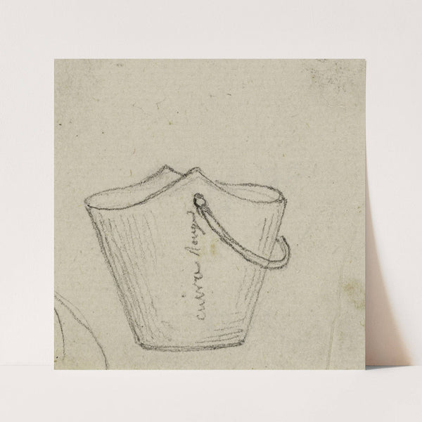 Etude d’objets utilitaires seau by René Marjolin