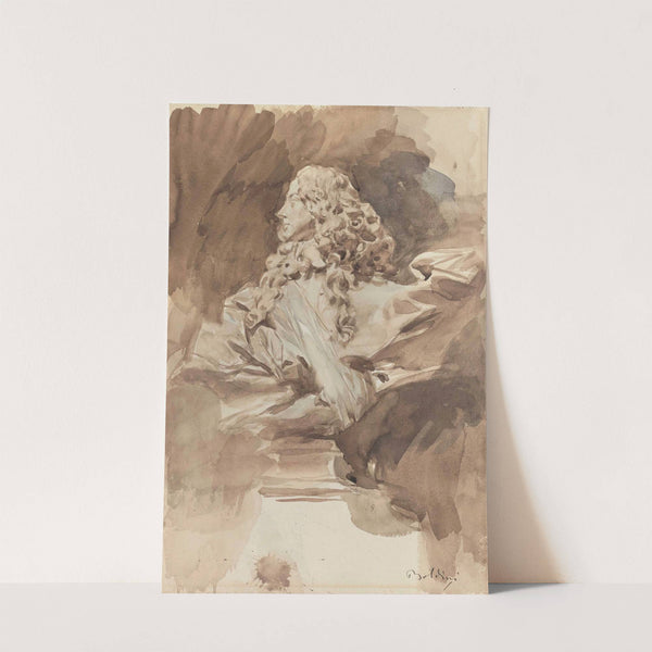 Étude du buste de Francesco I d’Este, d’après le Bernin by Giovanni Boldini