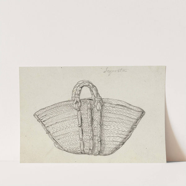 Etude d’un panier en osier by René Marjolin