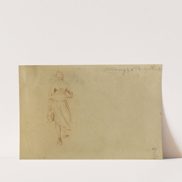 Etude d'une femme de dos marchant by Jean-Baptiste Carpeaux