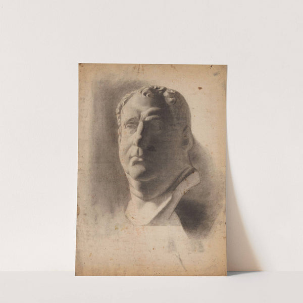 Etude d'une tête en plâtre by Jean-Achille Benouville