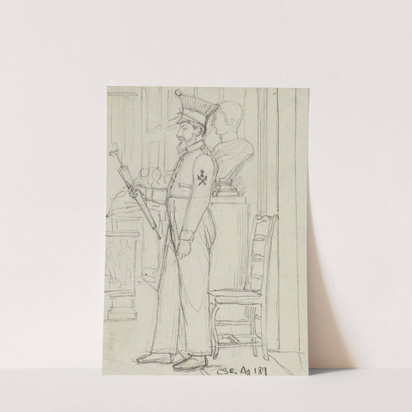 Etude d’uniforme italien by René Marjolin