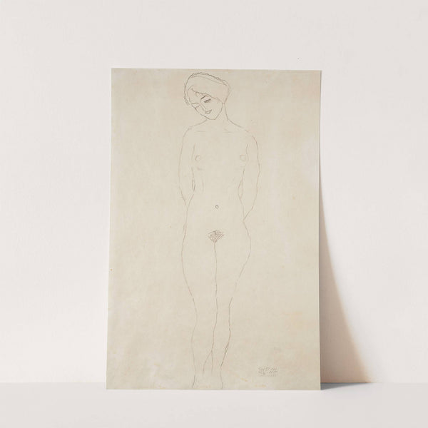 Étude en rapport avec 'Die Freundinnen' by Gustav Klimt