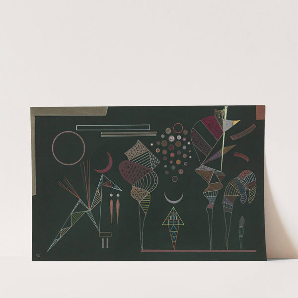 Étude Pour ‘contrastes Réduits’ (1941) by Wassily Kandinsky