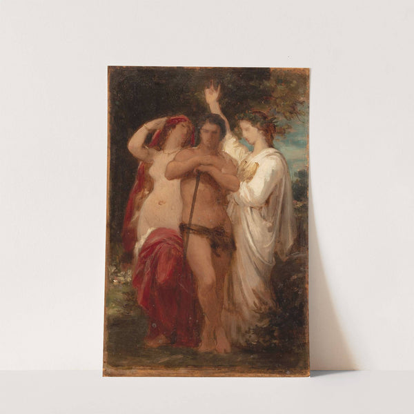 Etude pour Hercule à la croisée des chemins by William Bouguereau