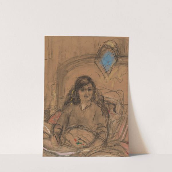 Étude pour La comtesse Anna de Noailles by Édouard Vuillard