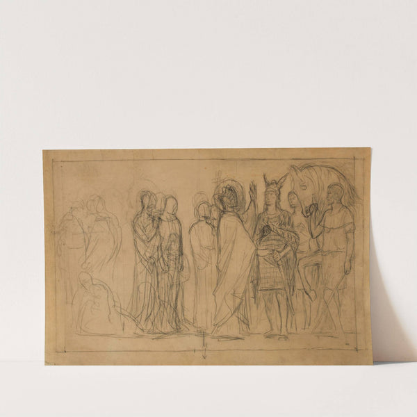 Etude pour la dernière composition du Panthéon non exécutée by Pierre Puvis de Chavannes
