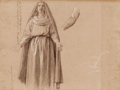 Etude pour la Mort de la Vierge (1831-1839) — size preview