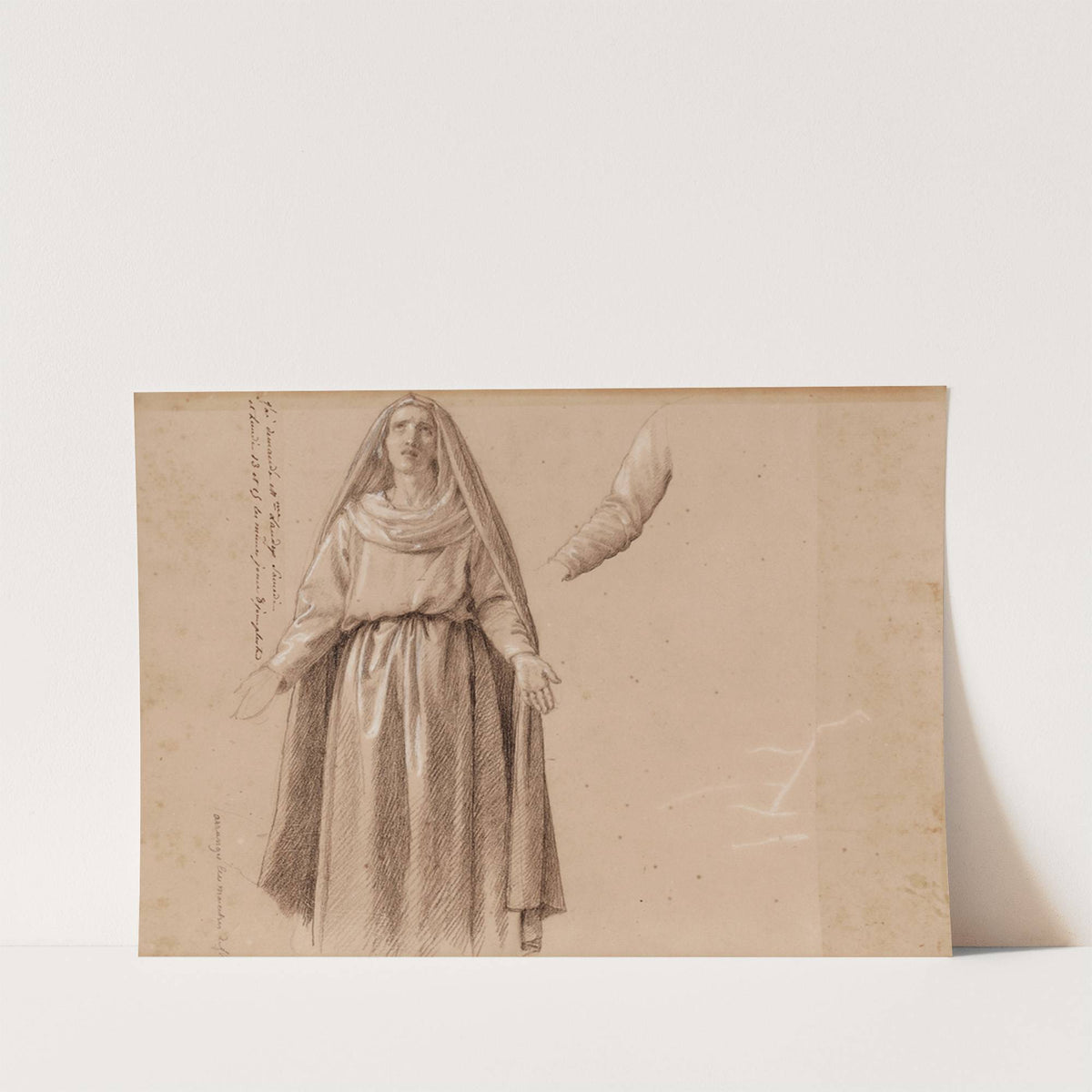 Etude pour la Mort de la Vierge (1831-1839) by Alexandre-François Caminade