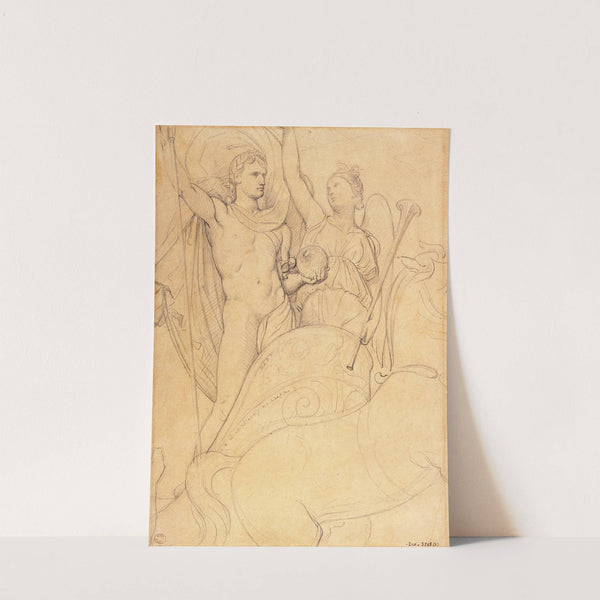 Etude pour ‘L’apothéose de Napoléon Ier’ by Jean Auguste Dominique Ingres