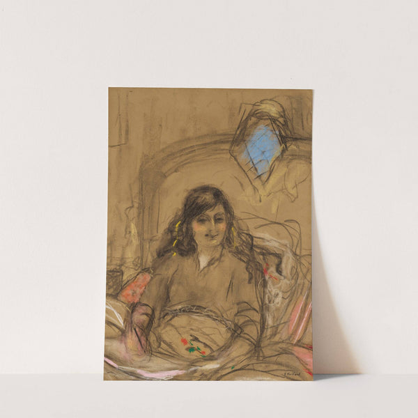 Etude pour Le portrait de la Comtesse Anna de Noailles (1931) by Édouard Vuillard