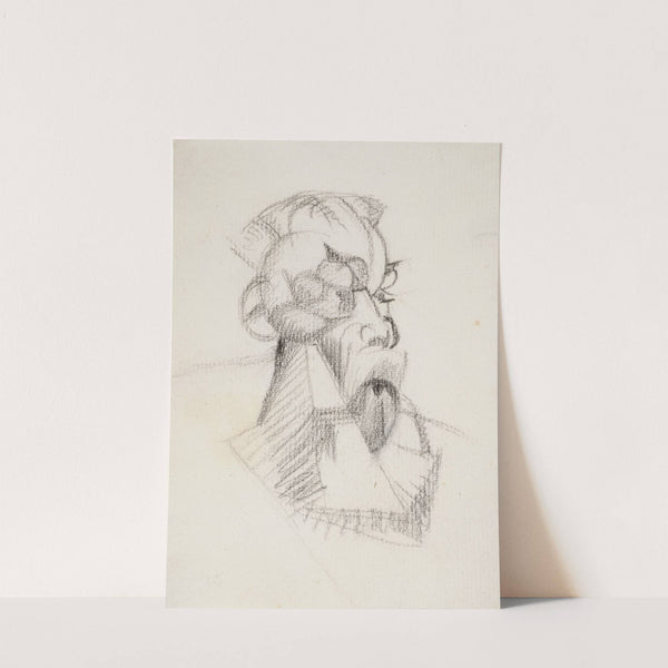 Étude pour le portrait d'Octave Mirbeau by Emmanuel Gondouin