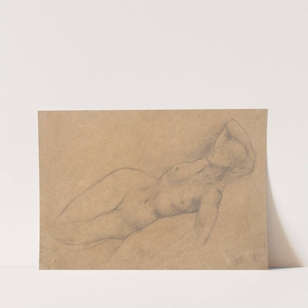 Etude pour le sommeil de Sappho by Ary Ernest Renan