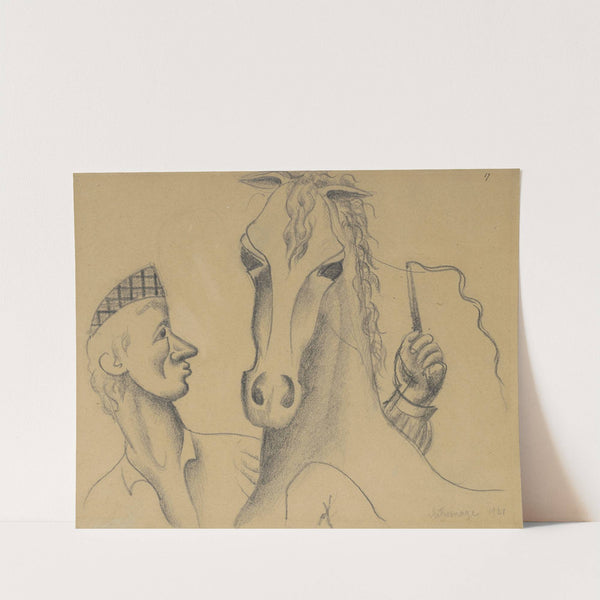 Étude pour 'L'Écossais' by Roger de La Fresnaye