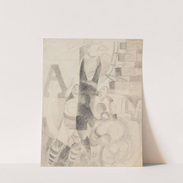 Étude pour l’Équipe de Cardiff (circa 1920) by Robert Delaunay