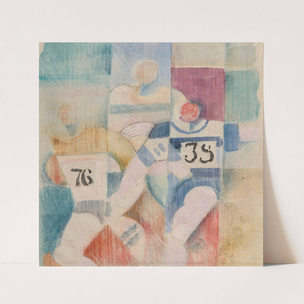 Étude pour ‘Les Coureurs’ (1924-26) by Robert Delaunay