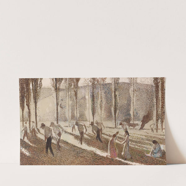 Etude Pour ‘les Faucheurs’ Or Bastide Du Vert (1903) by Henri Martin