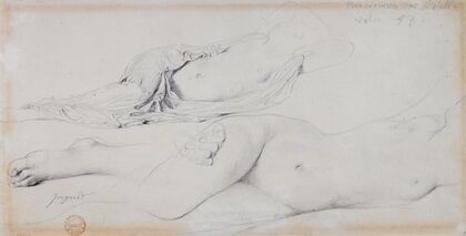 Etude pour l’Odalisque à l’esclave (1838)